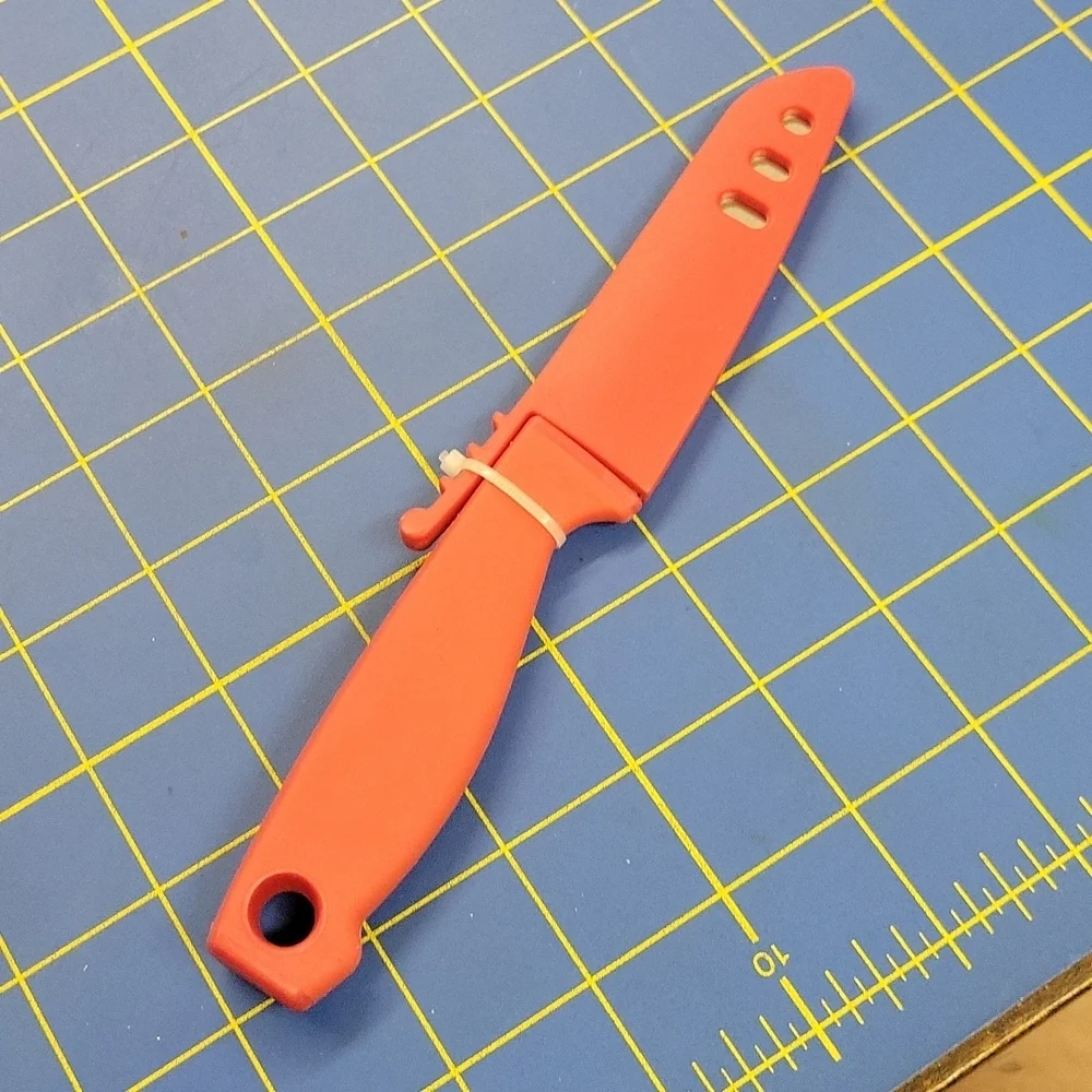 4-inch Stainless Steel Blade with Sleeve Choice of Colors Entire Length 8